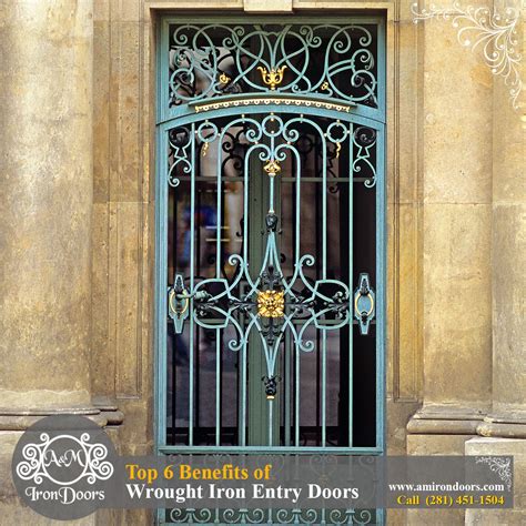 Top 6 Benefits Of Wrought Iron Entry Doors Googlr0af9f