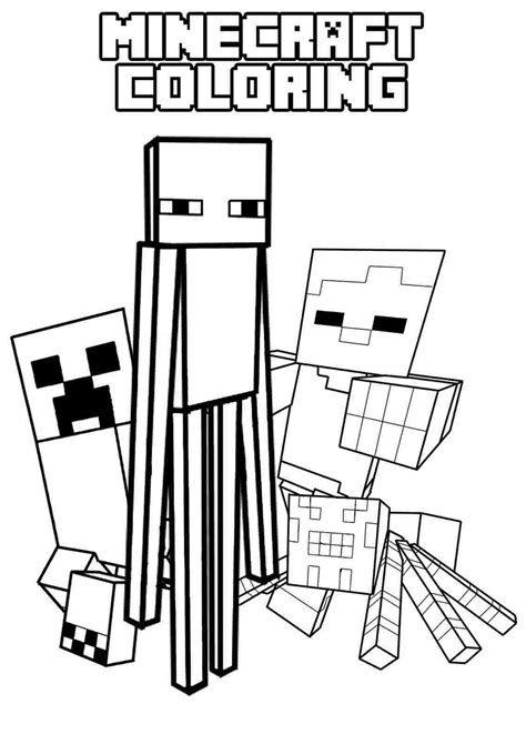 Today we have some awesome minecraft coloring pages for you!!! 20 Best Ausmalbilder Minecraft Enderman