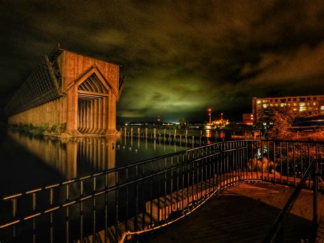 Marquette Ore Dock Lower Harbor Night Photography