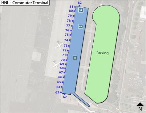 Honolulu Airport Map Guide To Hnls Terminals