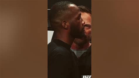 leon edwards kamaru usman first face off stare down embedded countdown ufc 286 youtube