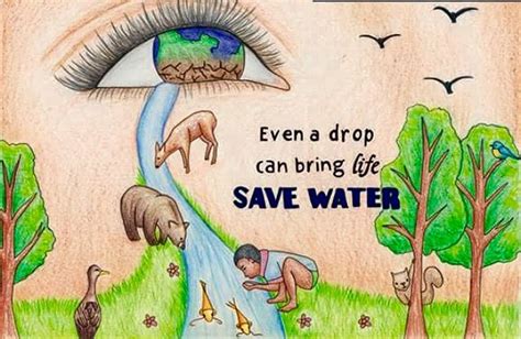 How To Draw Save Water Save Earth Poster Drawing Yout Vrogue Co