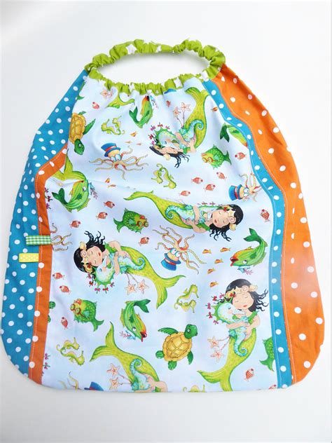 Serviette de table bebe enfants cedoo petite enfance. Serviette élastiquée de cantine maternelle de table pour ...