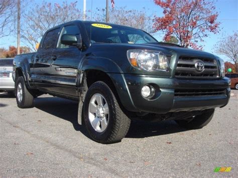 2009 Timberland Green Mica Toyota Tacoma V6 Prerunner Double Cab