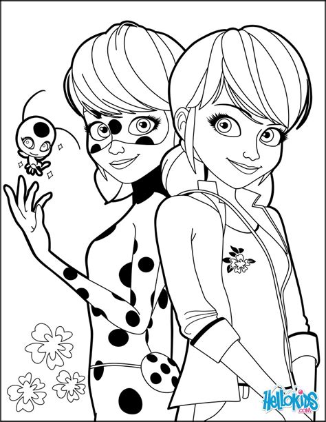 Miraculous Ladybug Coloring Pages