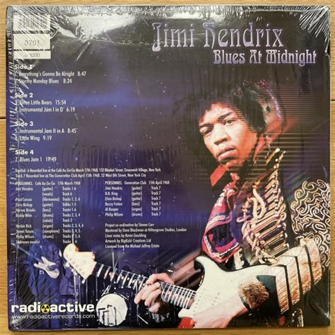 Jimi Hendrix Blues At Midnight Lp Buy From Vinylnet