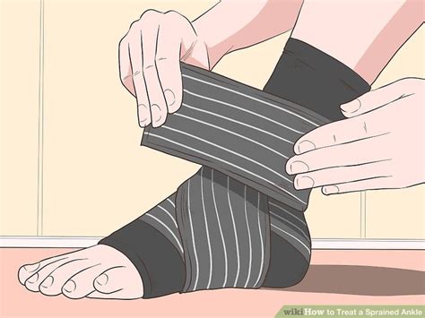 4 Ways To Treat A Sprained Ankle Wikihow
