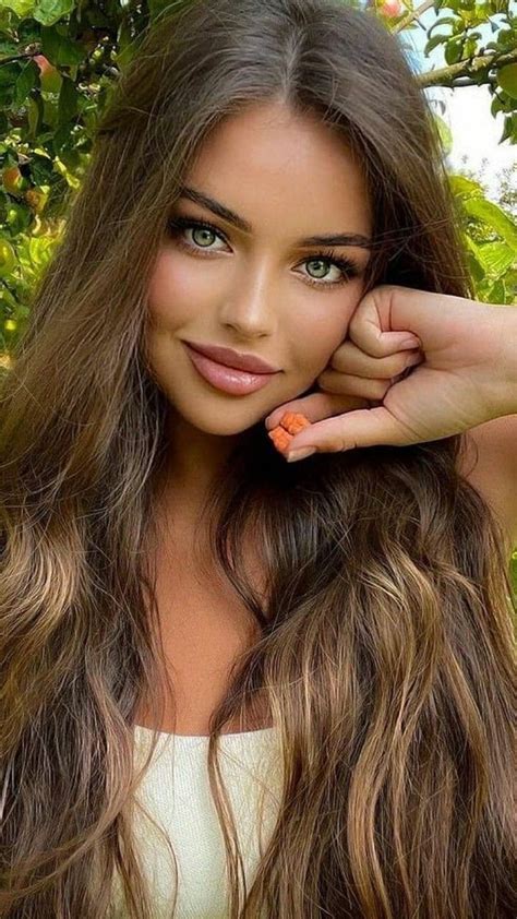 Brunette Stunning Eyes Most Beautiful Faces Beautiful Women Pictures