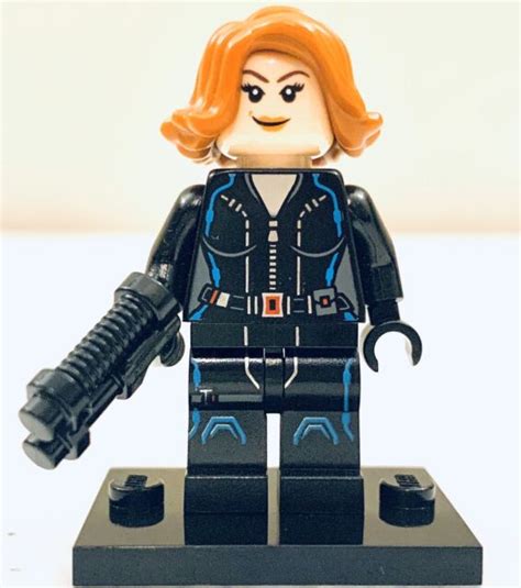 New Lego Minifigure Marvel Super Heroes Black Widow 76042 Gun