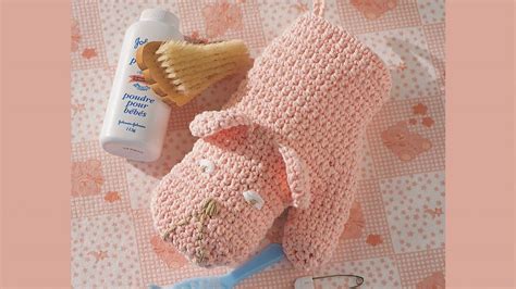 Fun Crocheted Baby Bath Mitt Free Crochet Pattern The Crochet Space