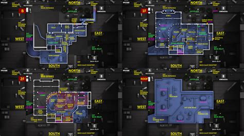 Rainbow Six Siege Maps And Callouts - Rainbow Six Siege Map Callouts - World Map Atlas