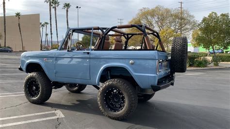 1967 Audi Ice Blue Legend Ford Bronco Custom Classic Ford Bronco