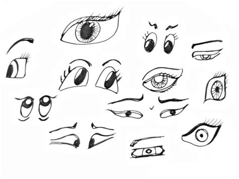 Easy To Draw Cartoon Eyes Drawing Cartoon Eyes How To Draw Cartoon Eyes