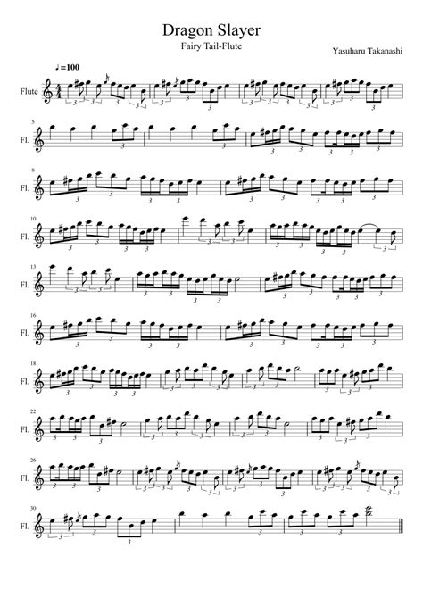Sheet music made by Pinkpeppermint10 for Flute | Anime sheet music, Flute sheet music, Saxophone ...