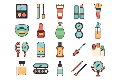 Cosmetics Vector Free Icon Set