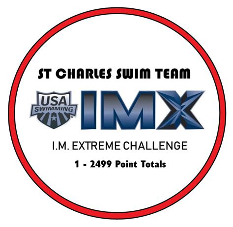 St Charles Swim Team Im Ready And Imx Challenge