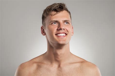 Free Photo Portrait Of Handsome Naked Guy