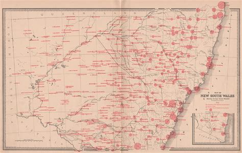 New South Wales With Average Annual Rainfall Bigaustralia Macdonald