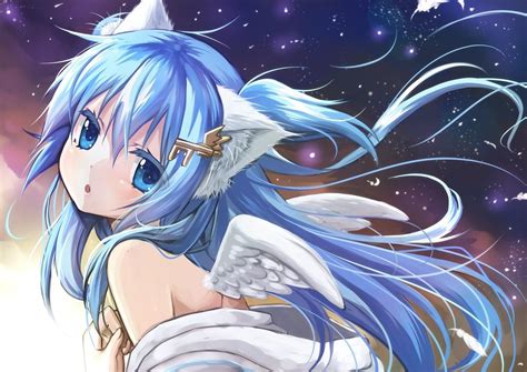 Blue Hair Anime Girl Wallpapers Wallpaper Cave