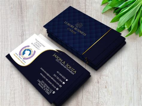Do Modern Luxury Business Card Design By Derikgraphics Fiverr