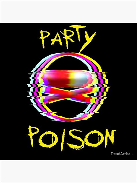 Party Poison Logo Sticker For Sale By Liisung Redbubble