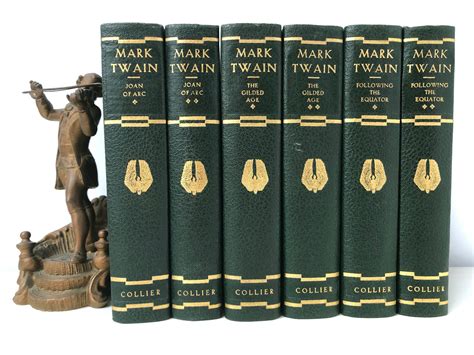 Mark Twain Collier Antique Book Set 1915 1925 6 Volume Etsy
