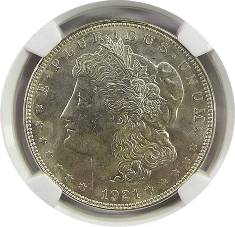 1921 Morgan Dollar Ngc Ms62