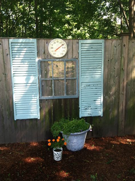 38 Best Old Shutter Outdoor Decor Ideas And Designs For 2020