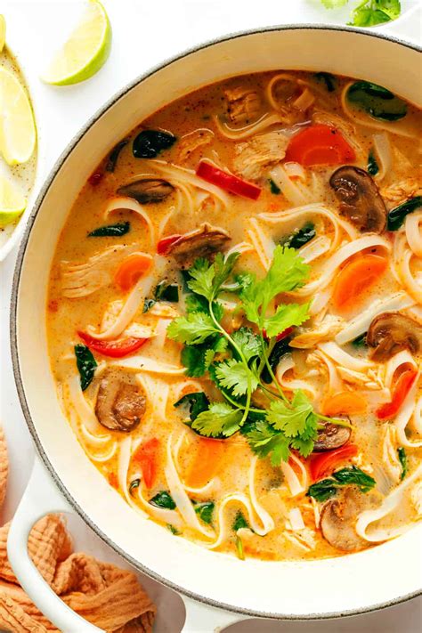 Thai Chicken Noodle Soup Recipe Gimme Some Oven