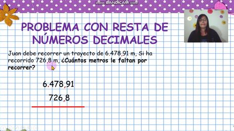 Problemas De Suma Y Resta Con Decimales Sumas Y Restas Con Decimales