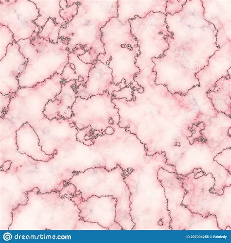 Pink Marble Background With Glitter Abstract Wallpaper Stock Image