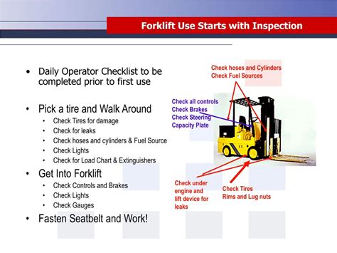 Forklift Safety Ppt Presentation 2ed