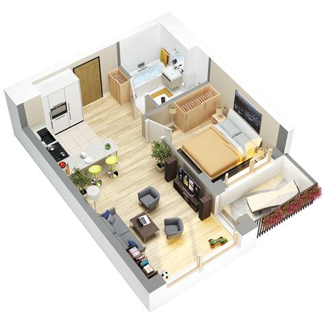 3d Floor Plans Of Flats Garage Floor Plans Sims House Plans House