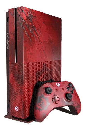Microsoft Xbox One S 2tb Gears Of War 4 Limited Edition Crimson