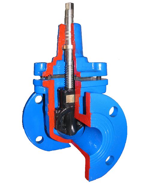 Light Weight Flange End Resilient Seated Gate Valve Din F4 Ductile