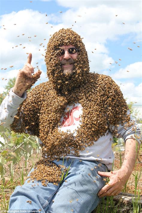 College Professor Teaches A Lesson While Sporting A Bee Beard Daily