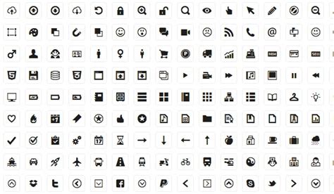 17 Free High Quality Simple Icon Sets