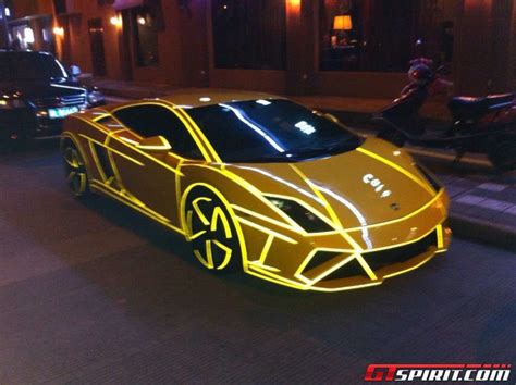 Tron Style Lamborghini Gallardo Lp560 4 Arrives In China Gtspirit