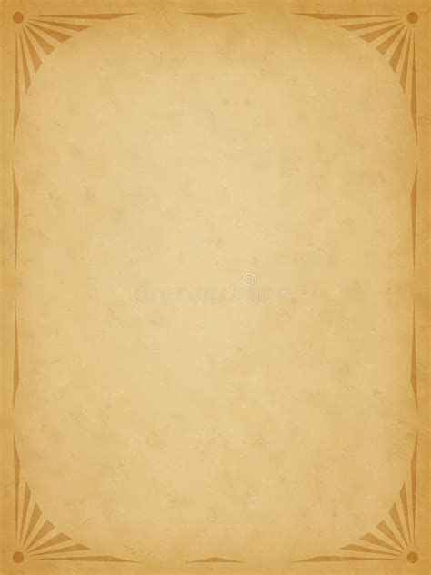 Old Paper With Border Stock Photo Image Of Backgrounds 6500064