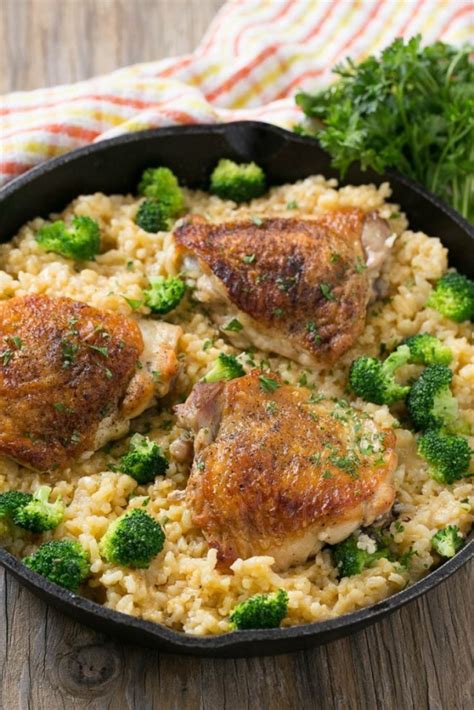 In a 9x13 inch baking dish, mix the prepared rice, chicken, cream of mushroom soup, cream of chicken soup, butter, milk, broccoli, onion, and. This Easy Cheesy Chicken And Broccoli Rice Casserole Dish ...