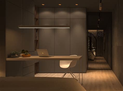 Warm Interior Design With A Soft Lighting Scheme Modern Bedroom