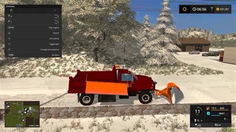 Fs 17 Snow Plowing Pt1 Youtube