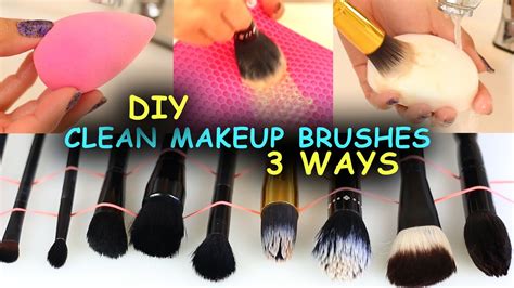 How To Clean Makeup Brushes And Beauty Blenders 3 Ways Diy Makeup