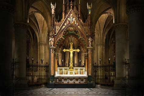Main Altar In The Linz Mariendom Cathedral Hauptaltar In Flickr