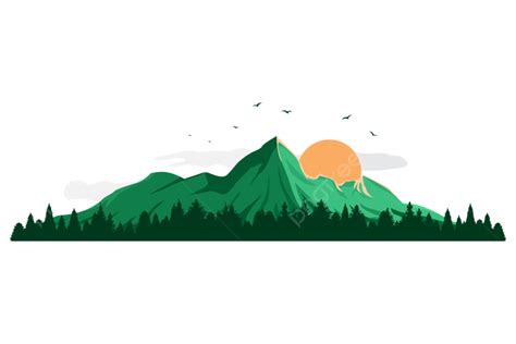 Transparent Cartoon Mountain Landscape Mountain Clipart Cartoon