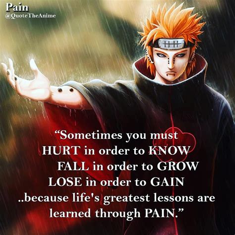 Pain Naruto Quotes Tribuntech