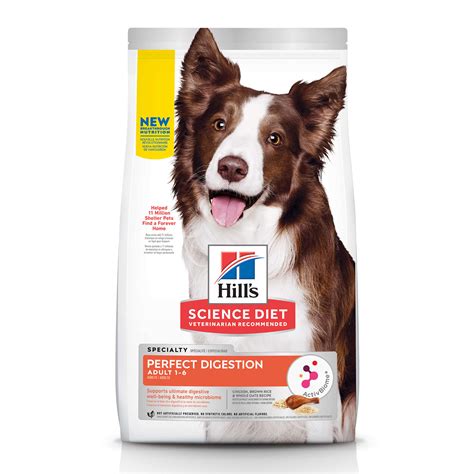 Our nutrition first puppy dog food is scientifically formulated for us and developed with our animal nutritionist. Hill's Science Diet Perfect Digestion Chicken, Brown Rice ...