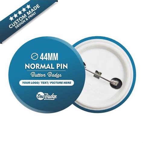 デザイン Diameter 44ミリメートルpin Buton Badge Buy Button Badgepin Badge