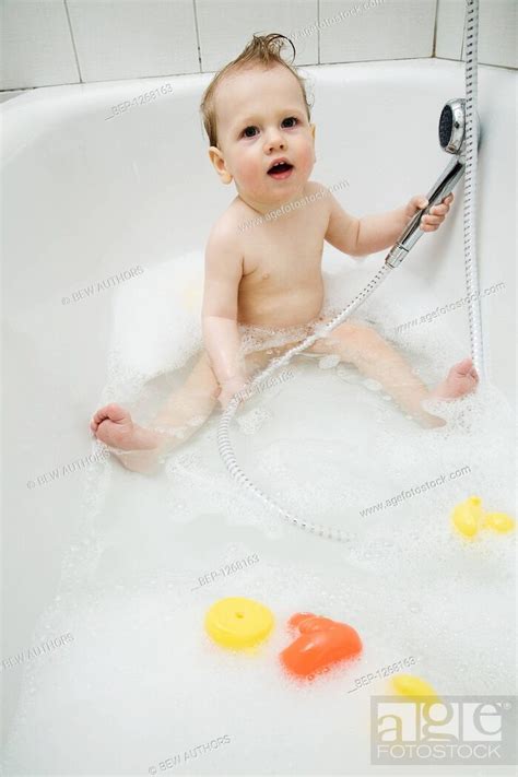 Little Boy Having A Bath Stock Photo Picture And Rights Managed Image