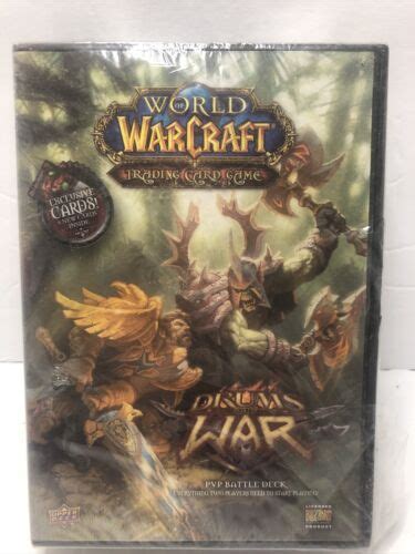 Factory Sealed World Warcraft Trading Card Game Drums Of War Pvp Battle